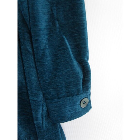 Soft Surroundings Top Small Velour Button Up Tunic Blouse Peasant NEW - Picture 3 of 11